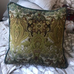 Paisley pillow case and down pillow